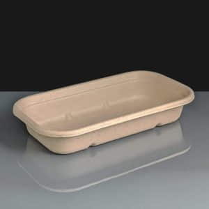 Home Compostable Rectangular Tray Base 750ml