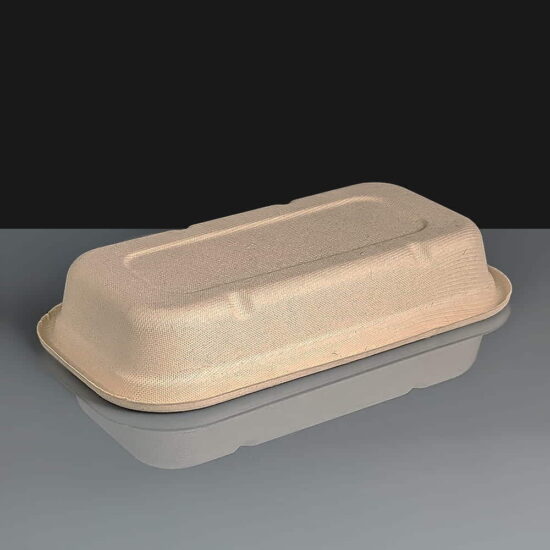 Home Compostable Rectangular Tray Base 750ml Home Compostable Rectangular Tray Base 750ml