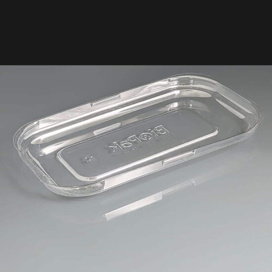 Clear Lid for Home Compostable Rectangular Base 750ml Clear Lid for Home Compostable Rectangular Base 750ml