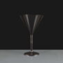 Black Polycarbonate Martini Glass