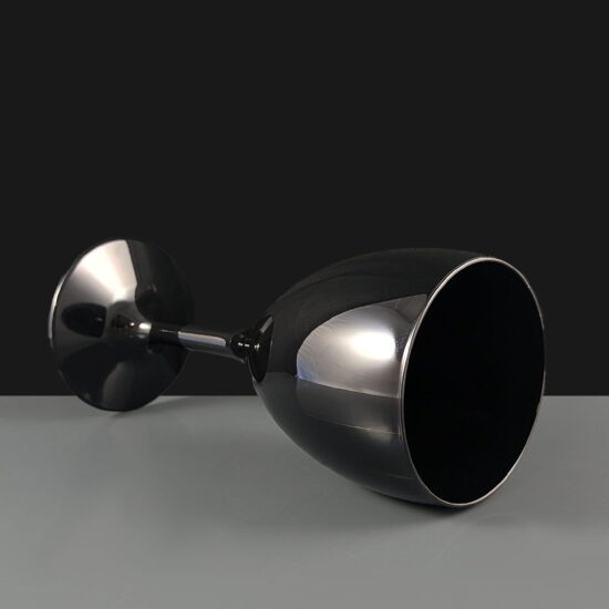Polycarbonate Black Wine Glass Black Plastic Wine Glass