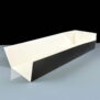 Cardboard Black Hot Dog Food Tray