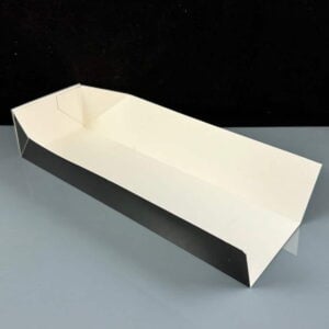 Cardboard Black Hot Dog Food Tray