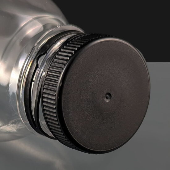 Black Juice Bottle Lid Black Tamper Evident Juice Bottle Lid