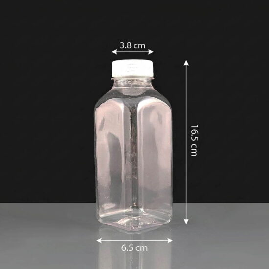 500ml Plastic Juice Bottle 500ml Square Juice Bottle