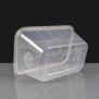 1000cc Clear Rectangular Plastic Container and Lid