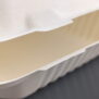 8in Bagasse Meal Box Edge