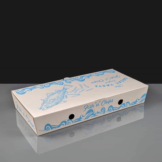 13"x 6" Kraft Chip Fish & Chip Boxes 13"x 6" Kraft Chip Fish & Chip Boxes