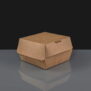 Large Kraft Clam Shell Burger Box: Box of 600