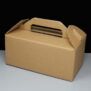 Small Corrugated Carry Box / Handled Lunch Box