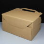 Small Corrugated Carry Box / Handled Lunch Box