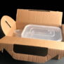 Small Corrugated Carry Box / Handled Lunch Box