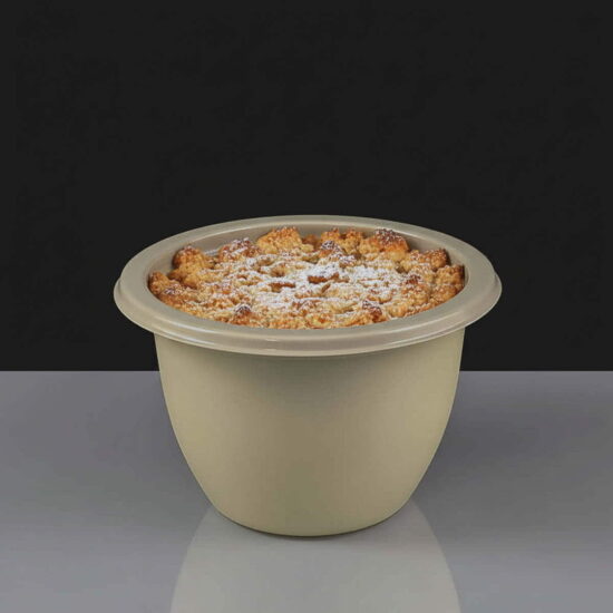 Polycarbonate 2 Pint Plastic Glasses – CE Stamped cpet095 Dual Ovenable Pudding Basin - filled