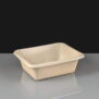 Faerch CPET 600ml Black Rectangular Dual Ovenable Tray