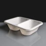 CPET Evolve 2 Compartment Dual Ovenable Tray