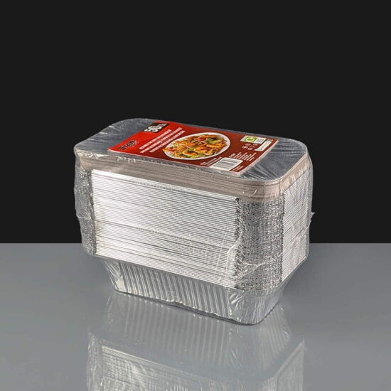 No 6A Foil Container & Lid Combo Pack No 6A Foil Container & Lid Combo Pack