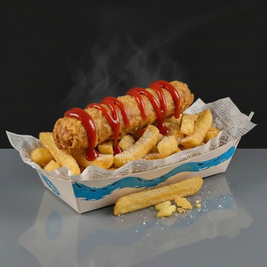 Large Tasty Chip Tray Filled Large Tasty Chip Tray