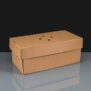 Large Kraft Heavy Duty Corrugated Double Burger Box: Box of 100