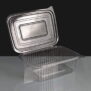 Crystal 750cc Clear - Hinged Salad Container