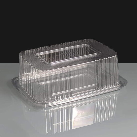 Crystal 750cc Clear - Hinged Salad Container Crystal 750cc Clear - Hinged Salad Container