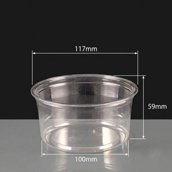 340ml Deli Pot DP12 12oz PET Deli Pot