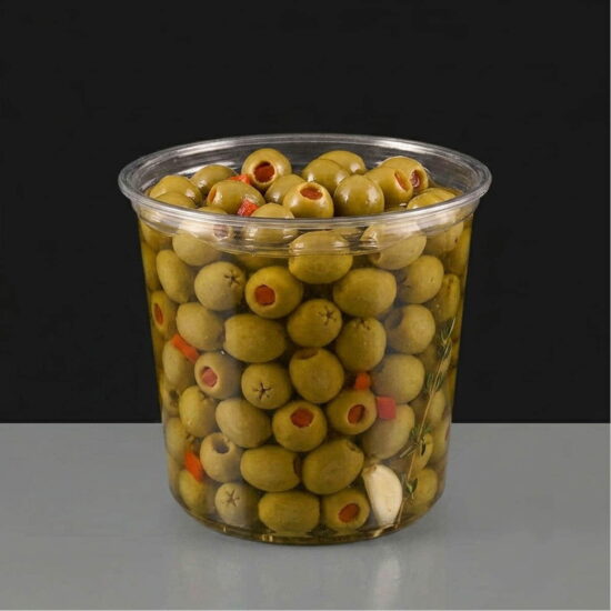 24oz PET Deli Container 24oz Round PET Deli Pot