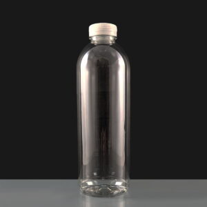 EMB1000R 1000ml Round Plastic Juice Bottle