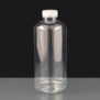 1000ml Clear Square Plastic Juice Bottles with Clear T/E Cap