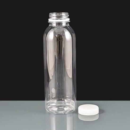 500ml Clear Plastic Juice Bottle lying down cap 500ml Clear Plastic Juice Bottle lying down cap