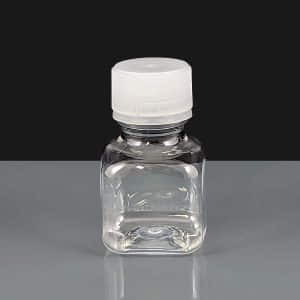 50ml Clear Plastic Juice Bottles with Clear T/E Cap