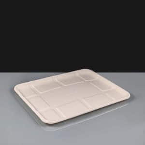 No. 8S Shallow Compostable Bagasse Meat Trays
