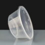 T12 - Clear Round Plastic Container and Lids