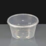 T16 - Clear Round Plastic Container and Lids