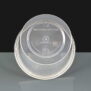 T25 - Clear Round Plastic Container and Lid - Base