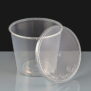 T30 - Clear Round Plastic Container and Lids