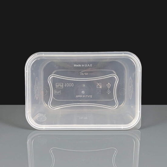 1000cc Clear Rectangular Plastic Container and Lid 1000cc Clear Rectangular Plastic Container and Lid