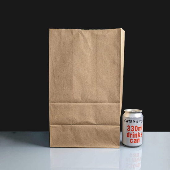FG5 Large Kraft Grab Bag - Upright with can FG5 Large Kraft Grab Bag - Upright with can