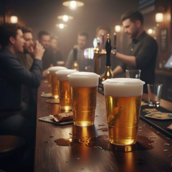 FG617C Flexy Pint Glasses in Bar Flexy Pint Glasses in Bar
