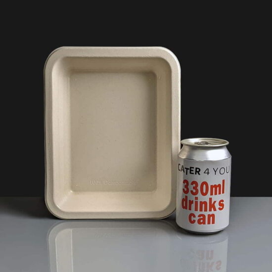 Fibrehot One Cavity Trays 1200ml Fibrehot One Cavity Trays 1200ml