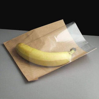 PB/FFB8 - 210 x 210mm Brown Film Fronted Paper Bags