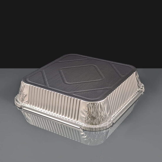 FN09 - Large Square No 9 Deep Foil Containers FN09 - Large Square No 9 Deep Foil Containers