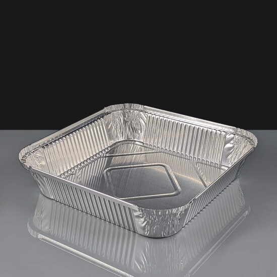 FN09 - Large Square No 9 Deep Foil Containers