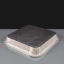 FN09 - Large Square No 9 Shallow Foil Containers