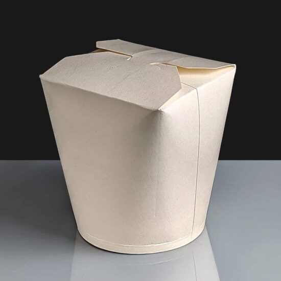 Extra Large 32oz Food Tub / White Noodle Boxes