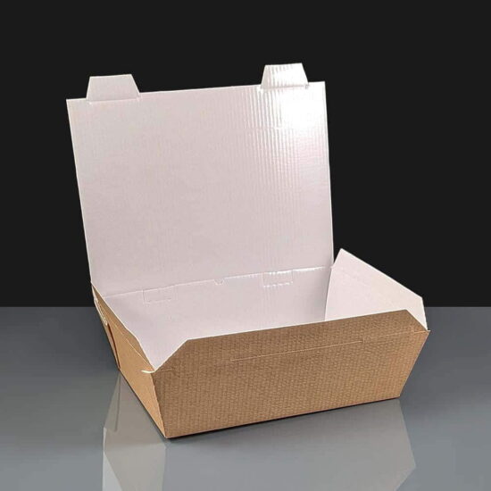 Large Food To Go Taste Boxes - Brown - 48oz Large Food To Go Taste Boxes - Brown - 48oz