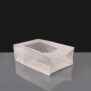 151 x 224 x 70mm White Film Lined Deli Bag with Window