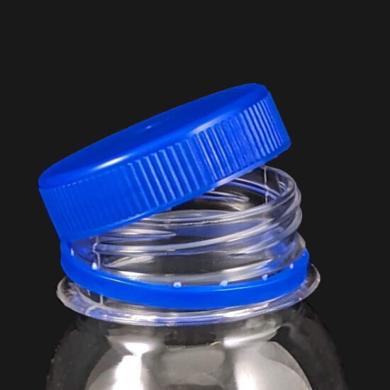 Blue Tamper Evident Juice Bottle Lid Blue Tamper Evident Juice Bottle Lid