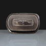 Deluxe Black Microwavable 30oz Container