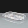 Deluxe 3 Comp Microwavable Clear Lid