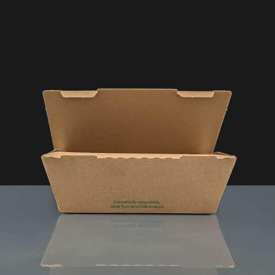 small vegware microflute hot box Small Vegware Microflute Hot Box